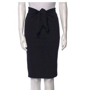 Tibi pencil midi skirt with tie